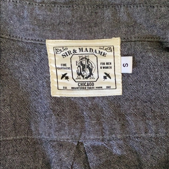 Grey chambray button down - Picture 5 of 5